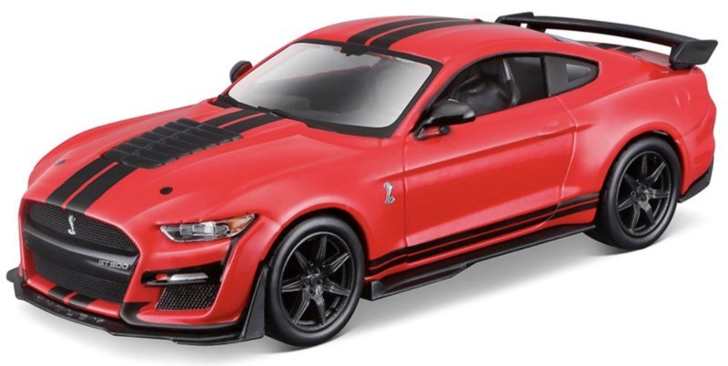FORD Mustang SHELBY GT 500 - 2020 - red / black - Bburago 1:32