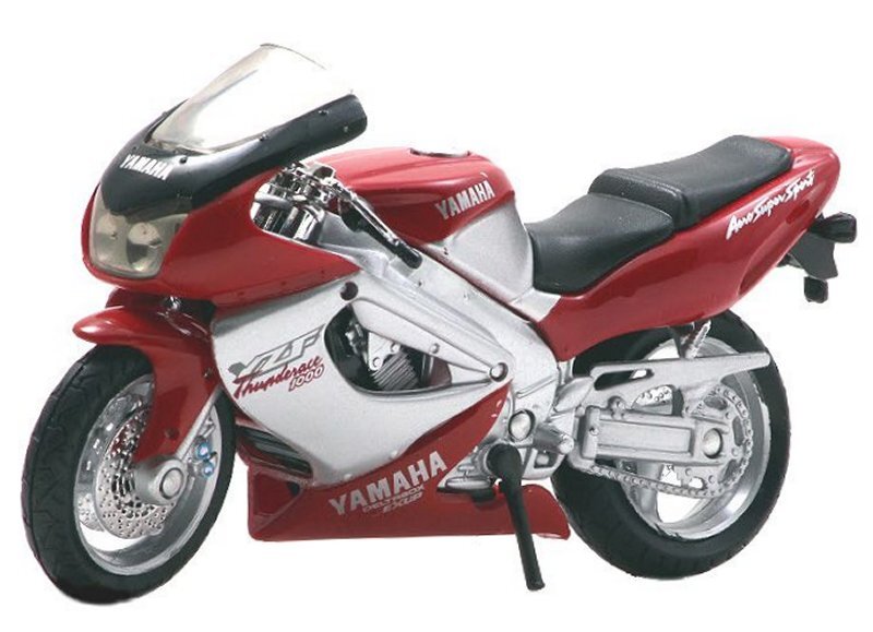 YAMAHA YZF 1000 R Thunderace - 2001 - red / silver - WELLY 1:18