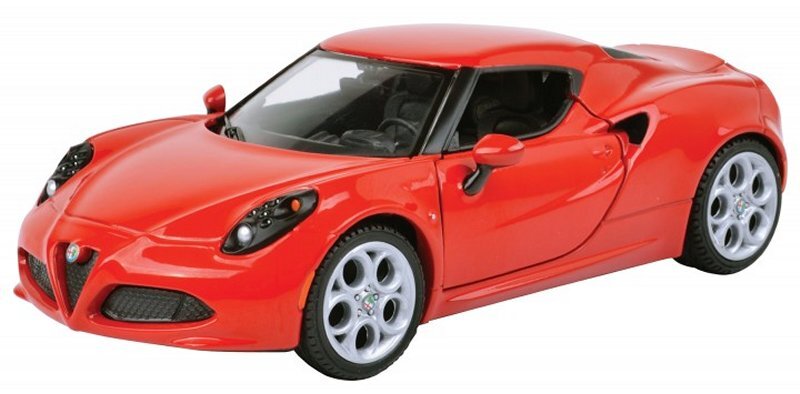 ALFA ROMEO 4C - 2013 - red - MotorMax 1:24