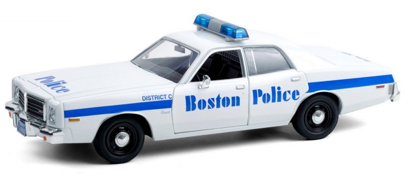 DODGE Coronet - 1976 - Boston Police - Greenlight 1:24