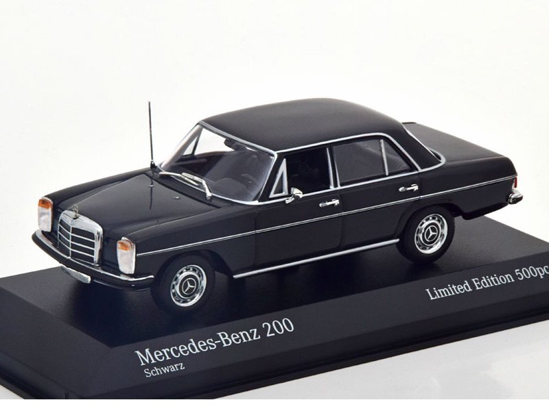 MB Mercedes Benz 200 - W115 - 1968 - black - Minichamps 1:43