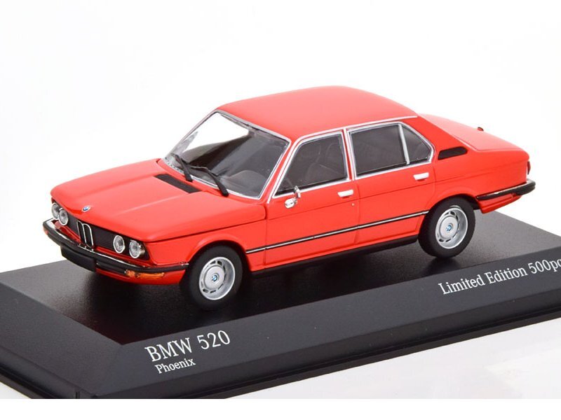 BMW 520 - E12 - 1974 - phoenix rot - Minichamps 1:43