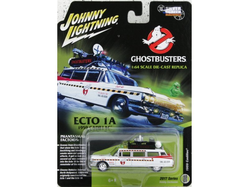 CADILLAC Ghostbusters Ecto-1A - 1959 - Johnny Lightning 1:64