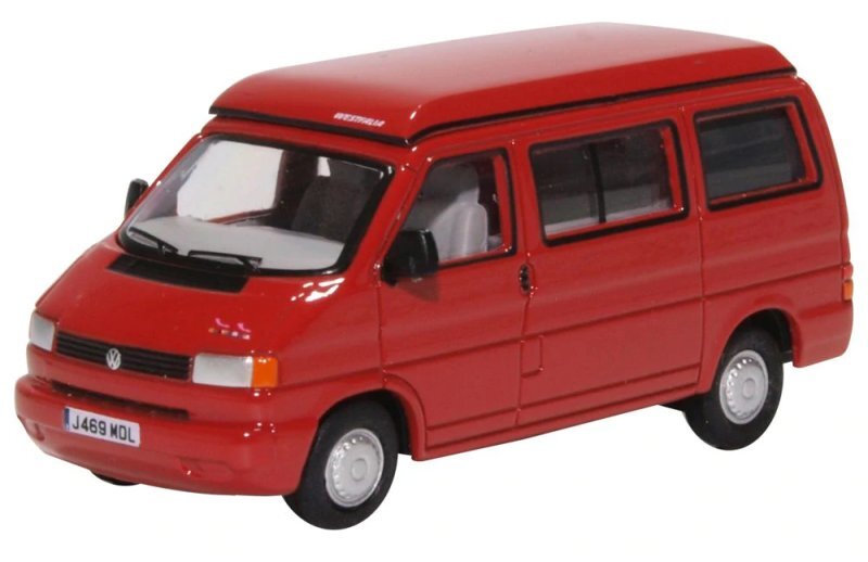 VW Volkswagen T4 Bus - Westfalia Camper - Paprika red - Oxford 1:76
