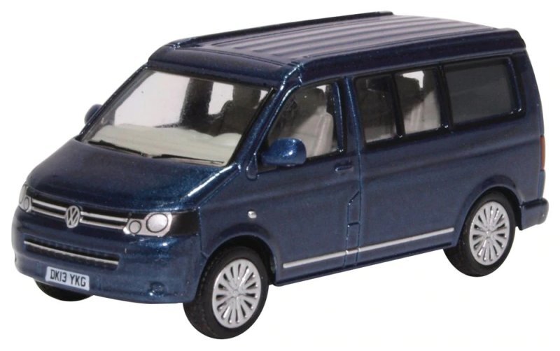 VW Volkswagen T5 Bus - California Camper - bluemetallic - Oxford 1:76