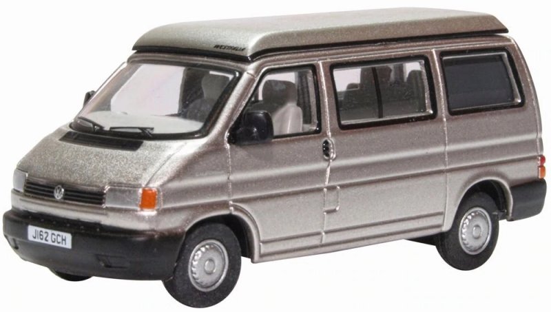 VW Volkswagen T4 Bus - Westfalia Camper - silvergrey - Oxford 1:76