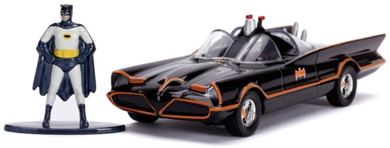 BATMOBIL + Batman Figur - 1966 - Classic TV Series - JADA 1:32