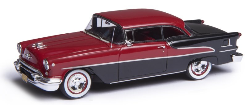 OLDSMOBILE Super 88 / Holiday Coupe - 1955 - red / black - ESVAL 1:43