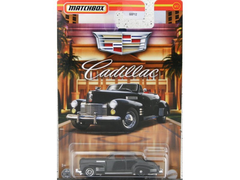 CADILLAC Series 62 Convertible Coupe - 1941 - black - Matchbox 1:64