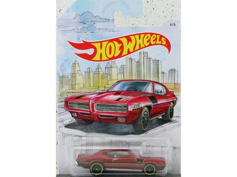 PONTIAC GTO - 1969 - redmetallic - Hot Wheels 1:64