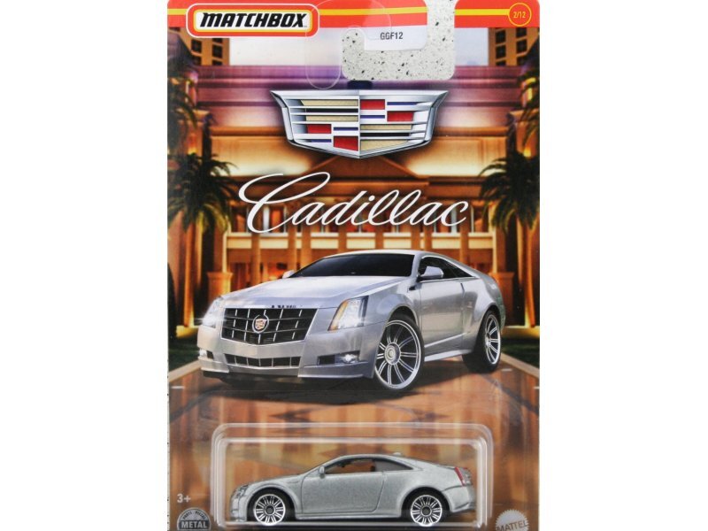 CADILLAC CTS Coupe - silver - Matchbox 1:64