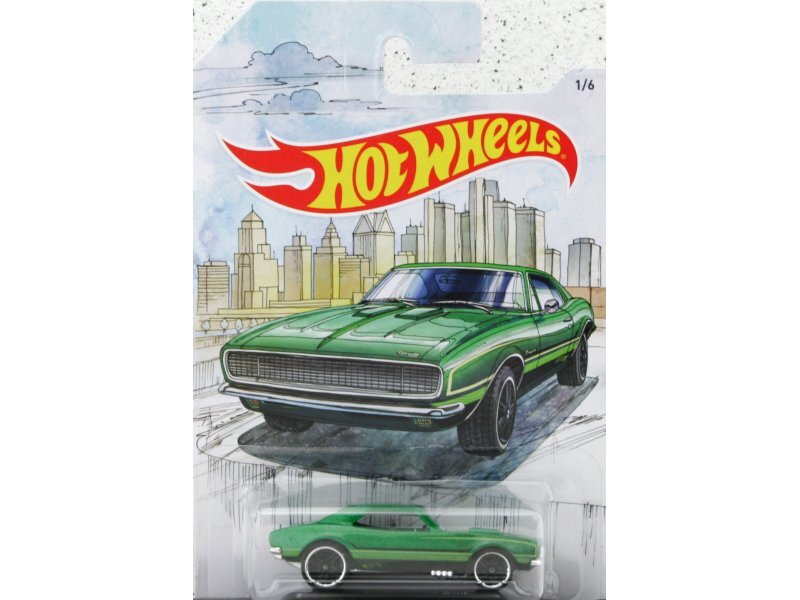 CHEVROLET Camaro - 1967 - greenmetallic - Hot Wheels 1:64