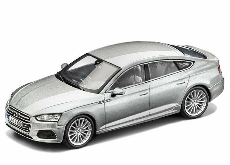 AUDI A5 Sportback - 2017 - Florett silber - AUDI Dealer 1:43