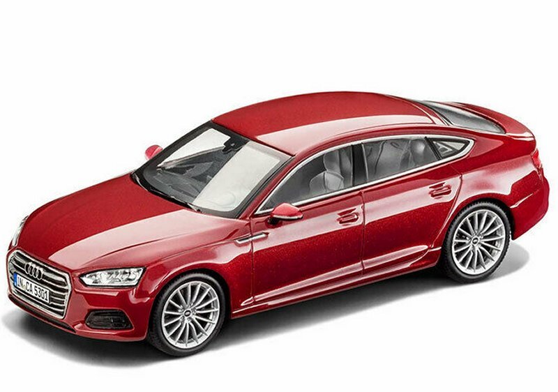 AUDI A5 Sportback - 2017 - Matador redmetallic - AUDI Dealer 1:43