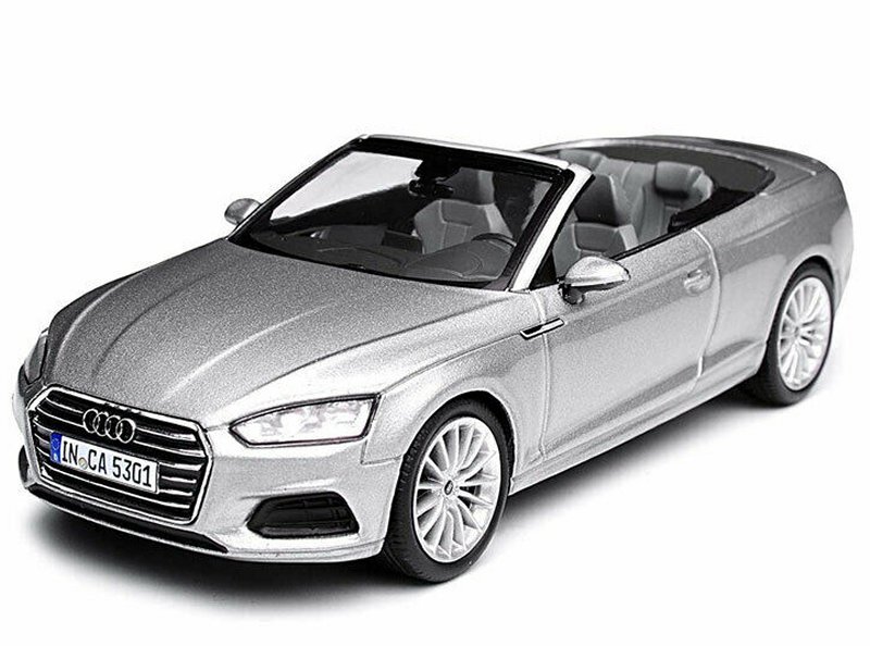 AUDI A5 Cabriolet - 2017 - Florett silver - AUDI Dealer 1:43