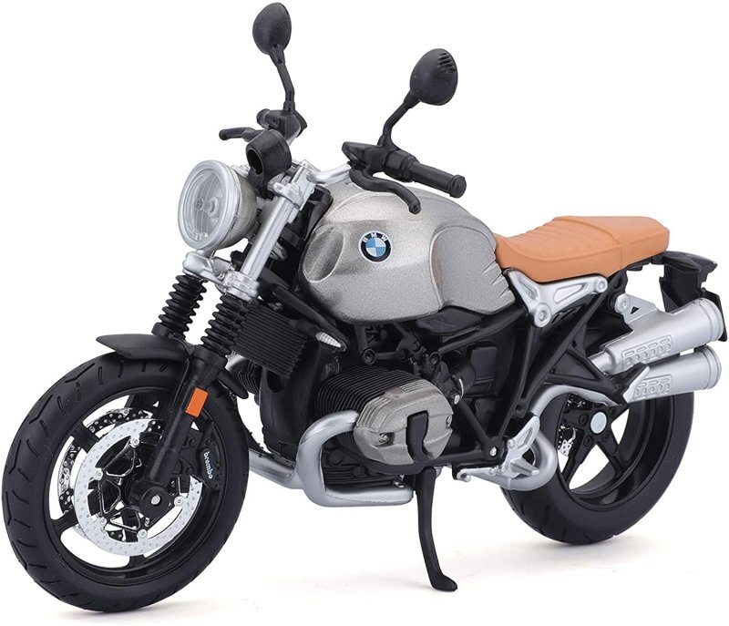 BMW R nineT Scrambler - silver / black - Maisto 1:12