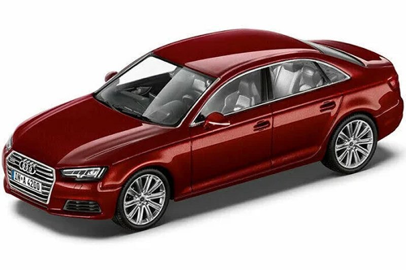 AUDI A4 - 2015 - Matador redmetallic - AUDI Dealer 1:43