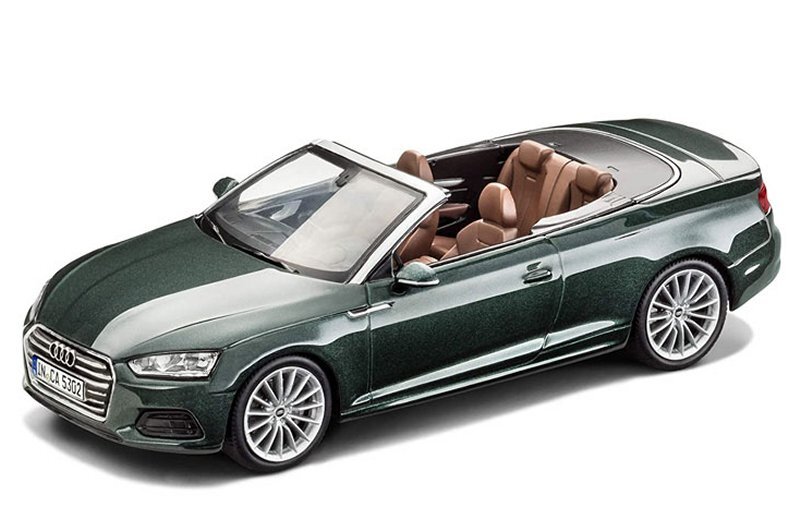 AUDI A5 Cabriolet - 2017 - gotland green - AUDI Dealer 1:43