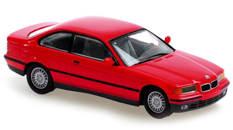 BMW 3er Coupe (E36) - 3-Series - 1992 - red - Maxichamps 1:43