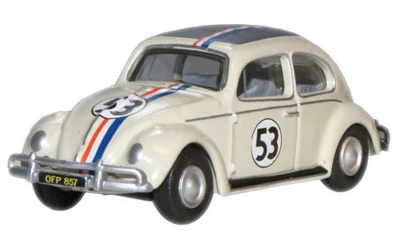 VW Volkswagen Käfer / Beetle - like a Herbie - #53 cream - Oxford 1:76