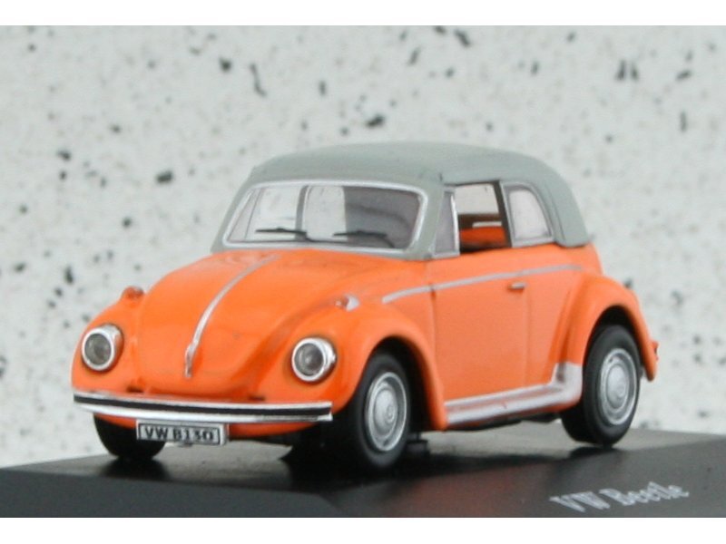 VW Volkswagen Käfer / Beetle - orange - Cararama 1:72