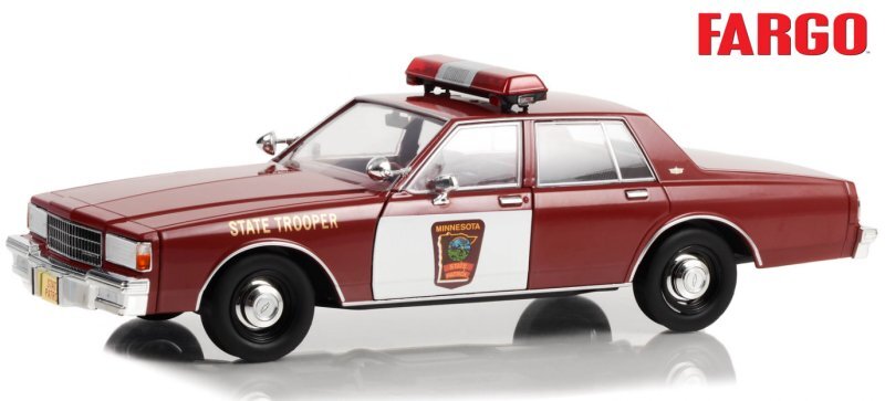 CHEVROLET Caprice - Minnesota State Trooper - FARGO - 1987 - Police - Greenlight 1:18