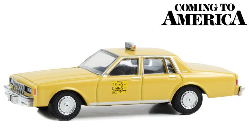 CHEVROLET Impala - Coming to America - 1981 - Taxi Cab - Greenlight 1:64