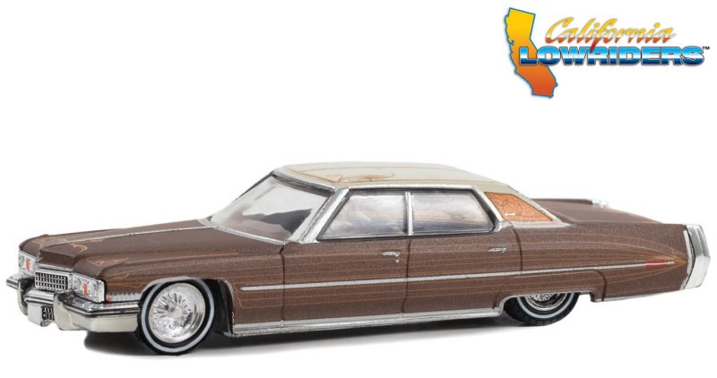 Cadillac Coupe DeVille 1968 – Miniature GIM 1/43, Couleur Chestnut Brown Irid / Beige, Neuve