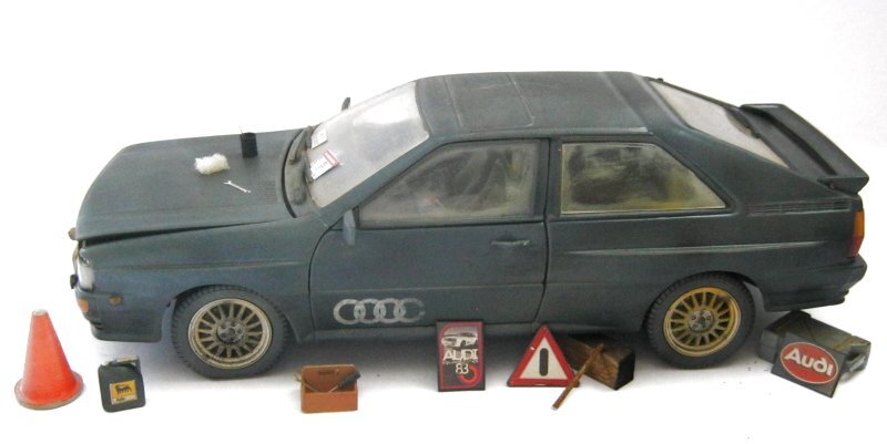 AUDI Quattro 1981 - Scheunenfund / Handarbeit - Best Buddies 1:18