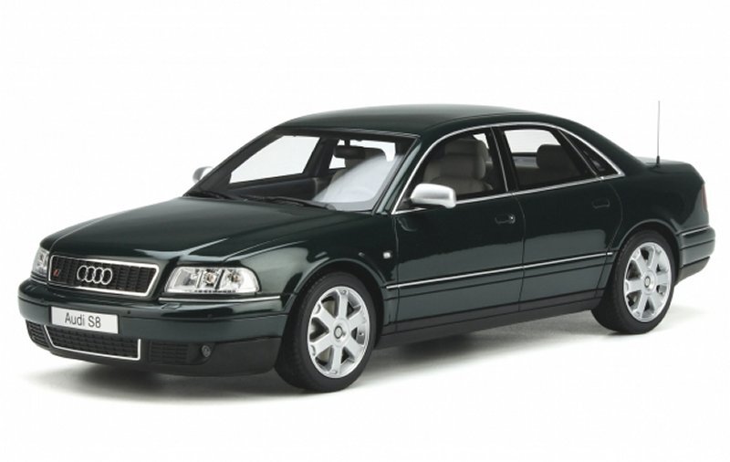 AUDI S8 (D2 A8)  4.2 V8 - 2001 - darkgreenmetallic - OTTO Mobile 1:18