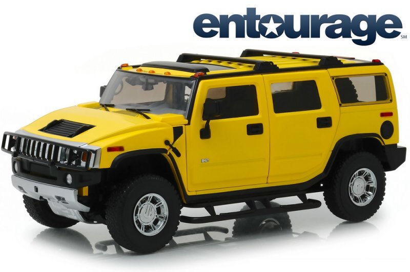 AMC HUMMER H2 SUV - Entourage - 2003 - yellow - HIGHWAY 61 1:18