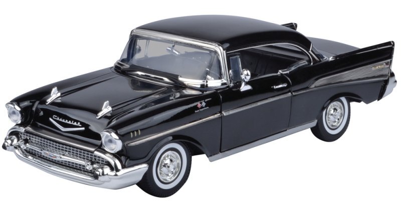 CHEVROLET Bel Air - 1957 - black - MotorMax 1:18