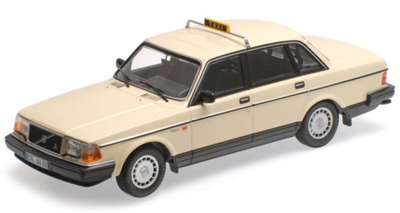VOLVO 240 GL - 1986 - Taxi Cab - Minichamps 1:18
