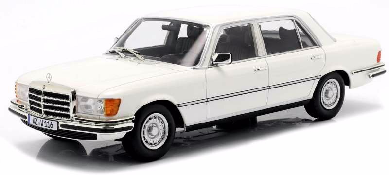MB Mercedes Benz 450 SEL 6.9 - W 116 - white - iScale 1:18