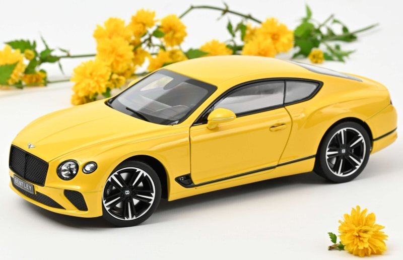 BENTLEY Continental GT - 2018 - Monaco yellow - Norev 1:18