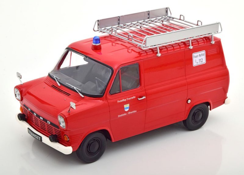 FORD Transit Kastenwagen - 1965 - Firetruck - KK 1:18
