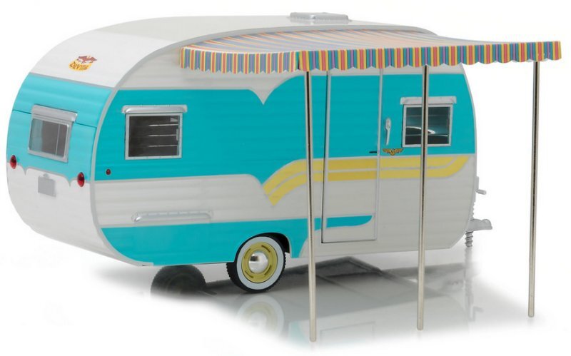CATOLAC Deville - 1958 - white / blue - Greenlight 1:24