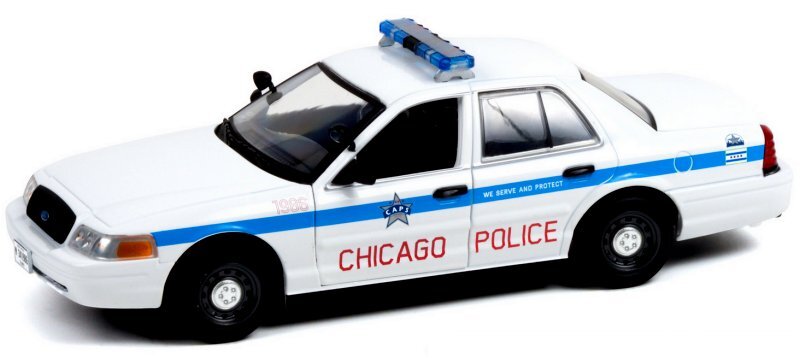 FORD Crown Victoria Interceptor - 2008 - Chicago Police - Greenlight 1:24