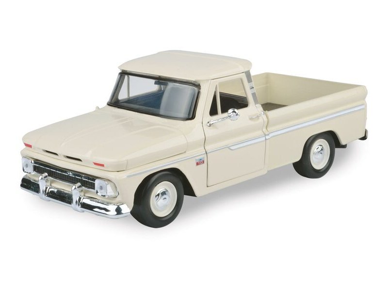 CHEVROLET C10 Fleetside Pick up - 1966 - cream - MotorMax 1:24