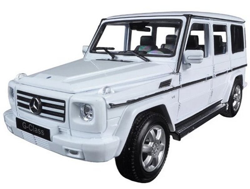 MB Mercedes Benz G - Class - white - WELLY 1:24