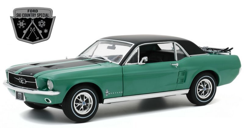 FORD Mustang - Ski Country Special - 1967 - Loveland Green - Greenlight 1:18