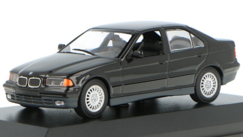 BMW 3er Series - E36 - 1991 - blackmetallic - Maxichamps 1:43