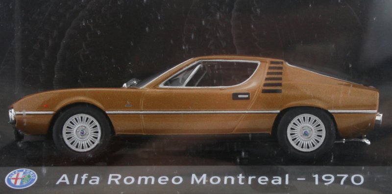 ALFA ROMEO Montreal - 1970 - brownmetallic - Atlas 1:43