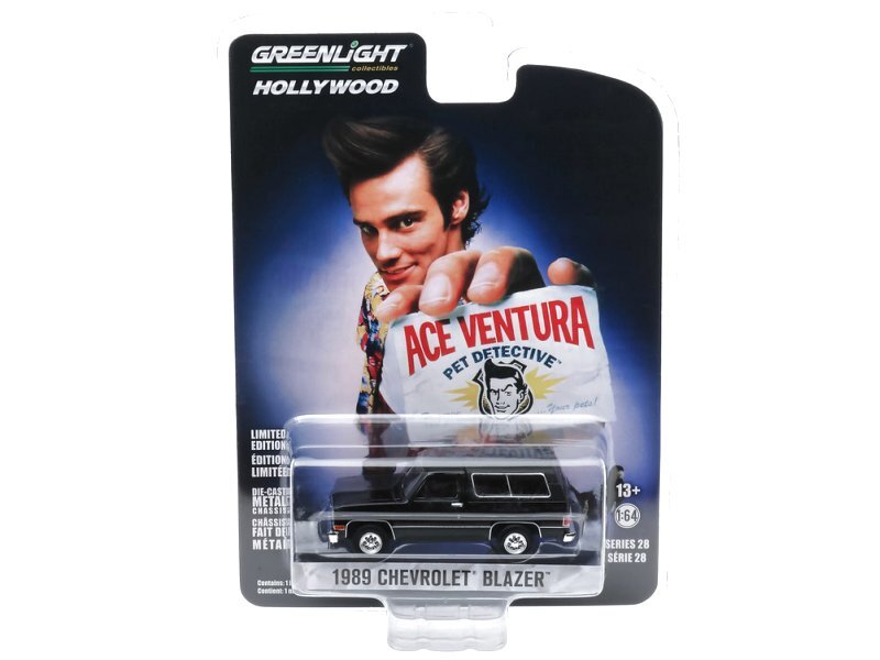 CHEVROLET Blazer - 1989 - Ace Ventura / Pet Detective - black - Greenlight 1:64