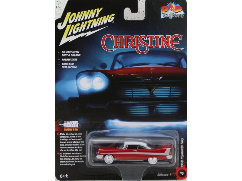 PLYMOUTH Fury - 1958 - CHRISTINE - Johnny Lightning 1:64
