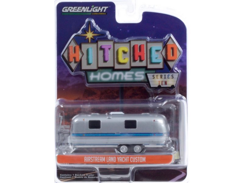AIRSTREAM Land Yacht Custom - silver / blue - Greenlight 1:64