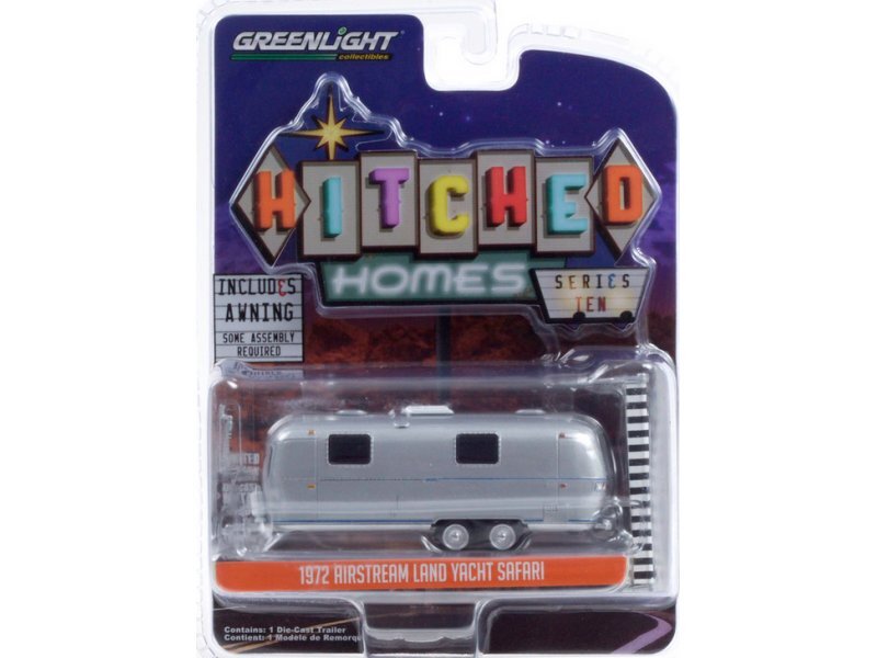 AIRSTREAM Land Yacht Safari - 1972 - silver - Greenlight 1:64