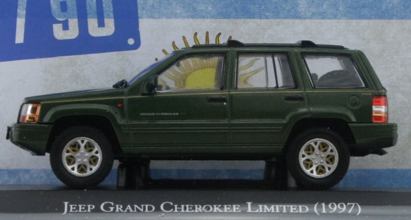 JEEP Grand Cherokee Limited - 1997 - darkgreenmetallic - Atlas 1:43