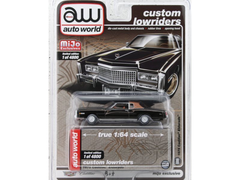 CADILLAC Eldorado - 1975 - black - Auto World 1:64