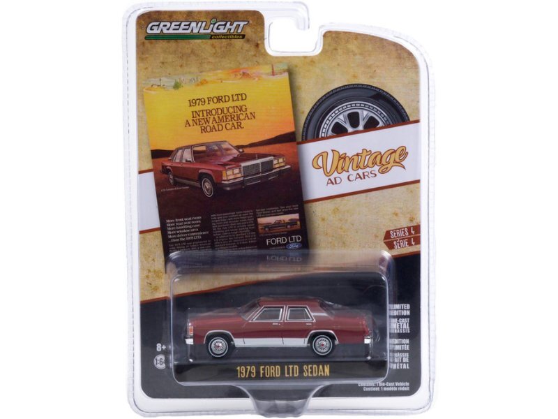 FORD LTD Sedan - 1979 - redbrown - Greenlight 1:64